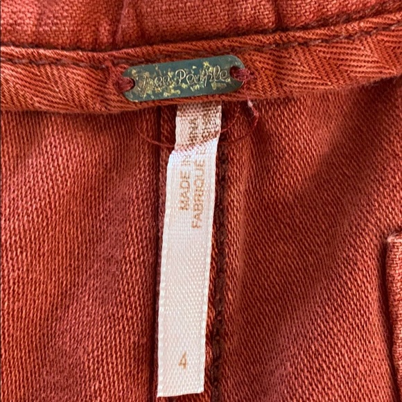Free People denim red shorts - Picture 5 of 7
